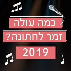 מחירון זמרי החתונות היקרים ביותר לשנת 2019